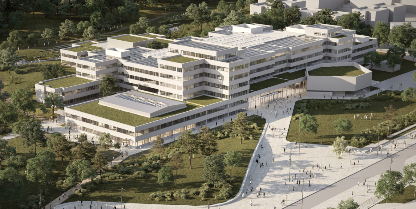 Le nouveau bâtiment du camps Supélec de Paris-Saclay. Photos Atelier Kempe Thill - Patriarche.
