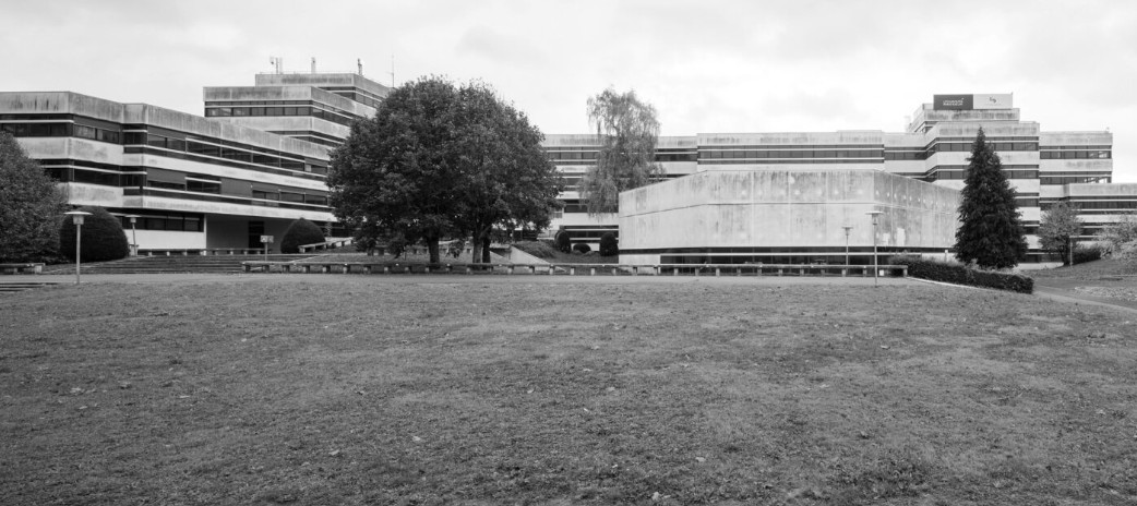 L’ancien bâtiment du campus de Saclay. Photos Atelier Kempe Thill - Patriarche.