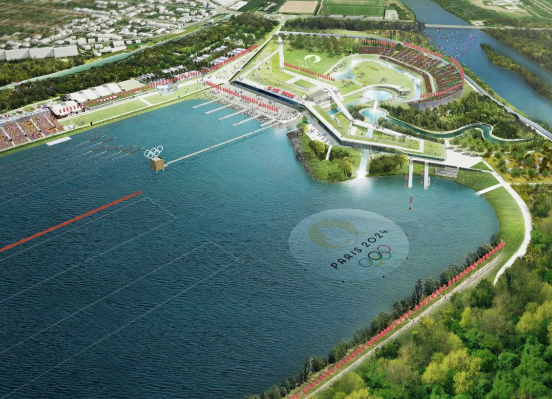 Le stade olympique nautique. Photo : © Région Île-de-France/Hugues-Marie Duclos