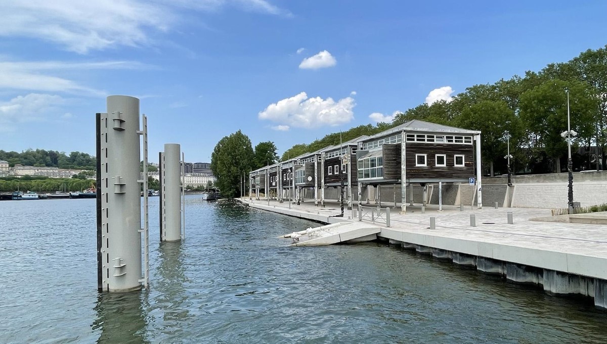 Aménagement du port Legrand à Paris. Photo HAROPA PORT.