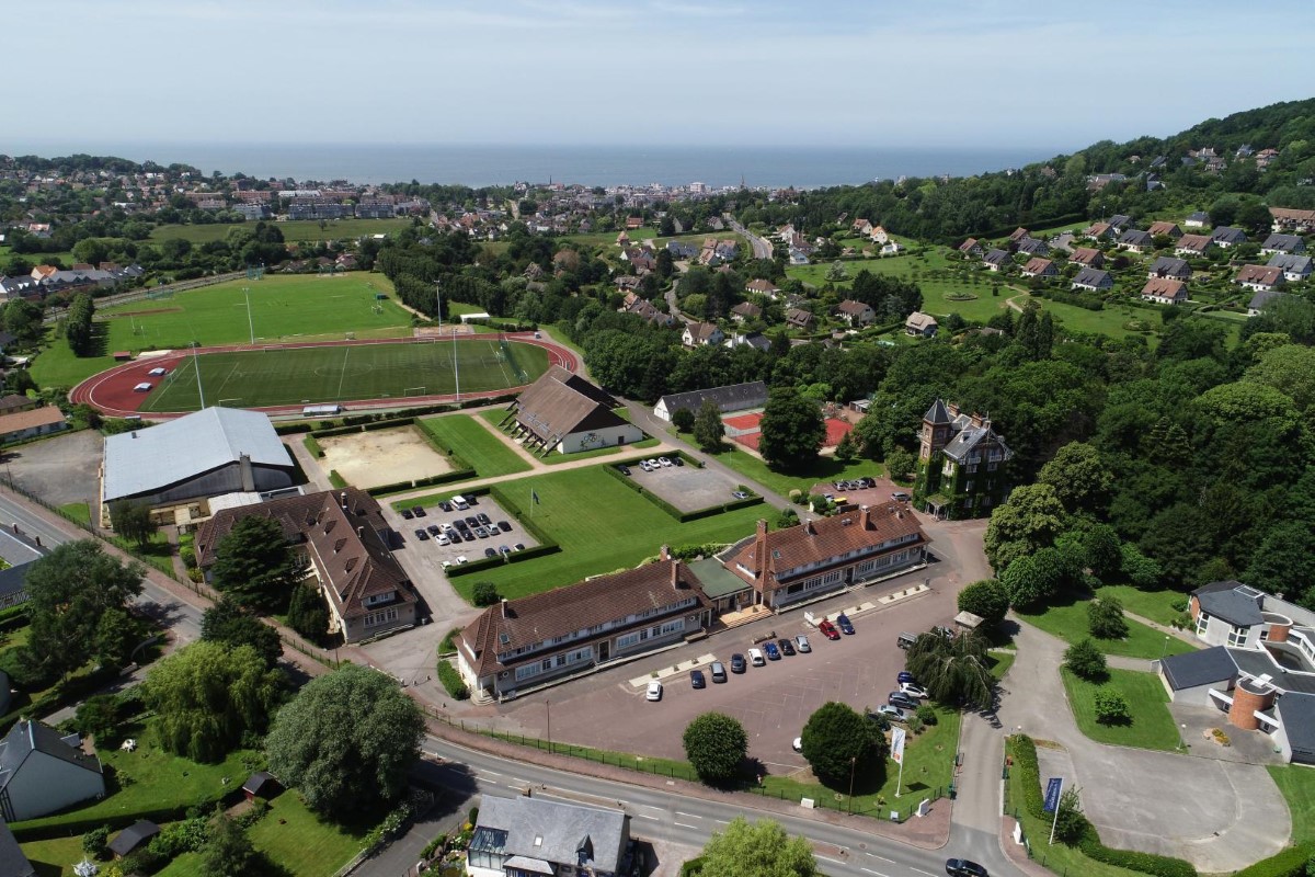 Vues du ciel, les superbes installations du CSN. Photo Région Normandie.
