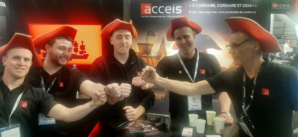 La dynamique équipe des Bretons de la société Acceis.