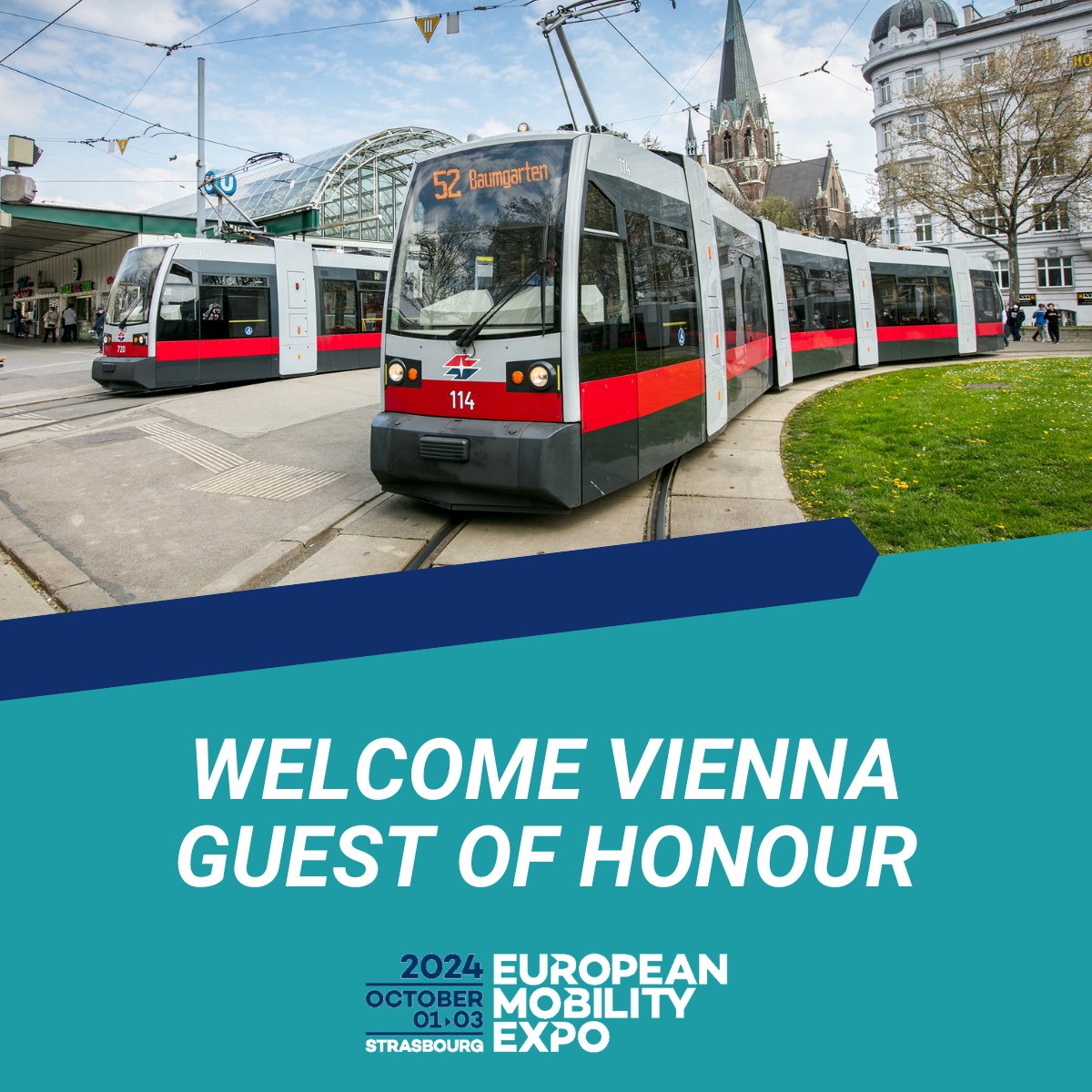 Affiche de l'European Mobility expo 2024