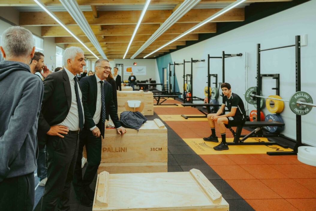 Hervé Morin visite les installations du CSN. Photo Pierre Galliot - Région Normandie