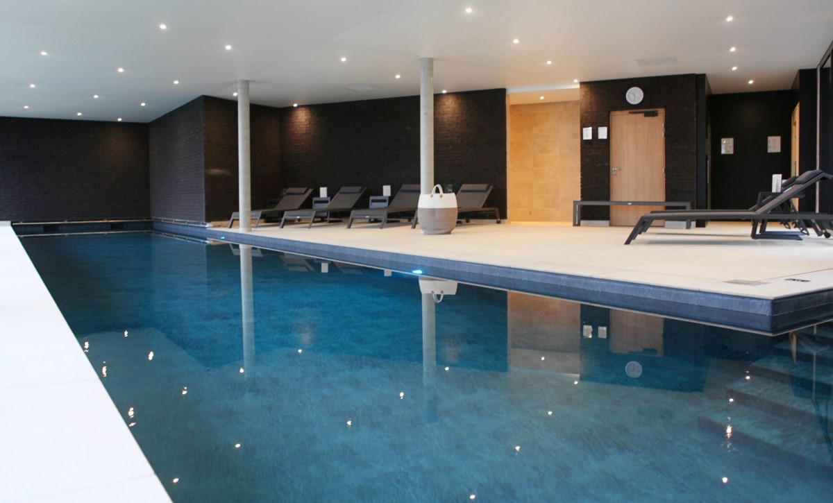 Le nouveau spa à la disposition des hôtes.