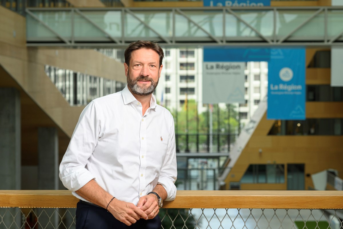 Fabrice Pannecoucke , nouveau président de la Région Auvergne-Rhône-Alpes. Photo Charles Pietri Région Auverge-Rhône-Alpes