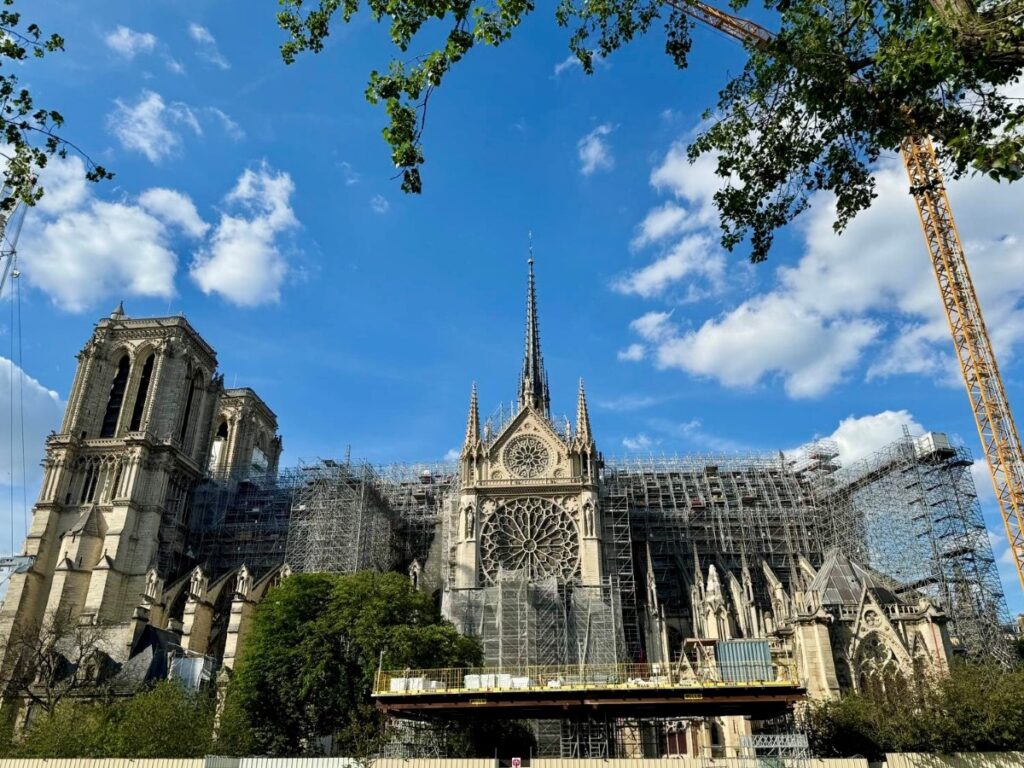La reconstruction de Notre-Dame a pris près de cinq ans et demi. Photo région IDF.