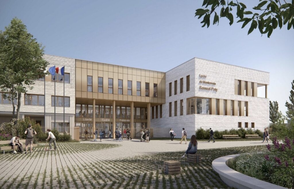 Les premières vues du nouvel établissement. Document région IDF.