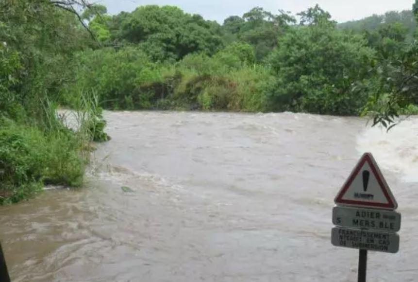 Inondations à La Réunion. Photo DEAL 974.