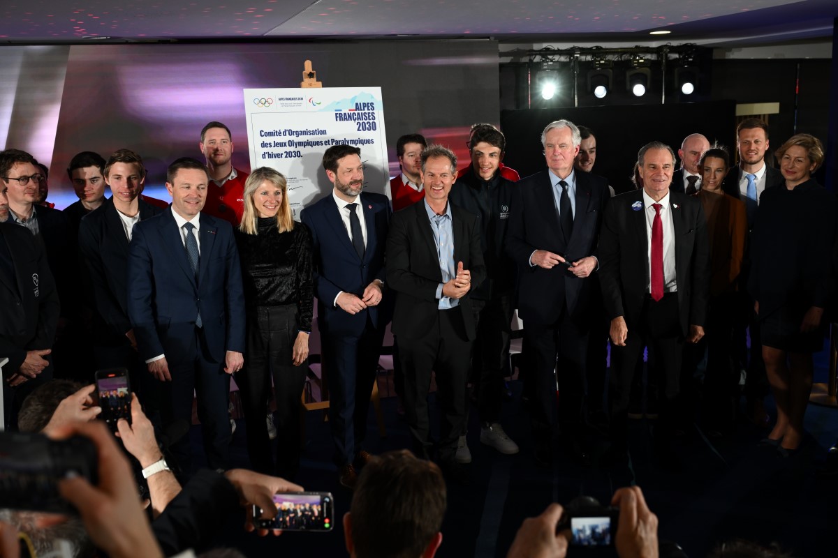 Les parties prenantes d’Edgar Grospiron. ©CNOSF/KMSP 