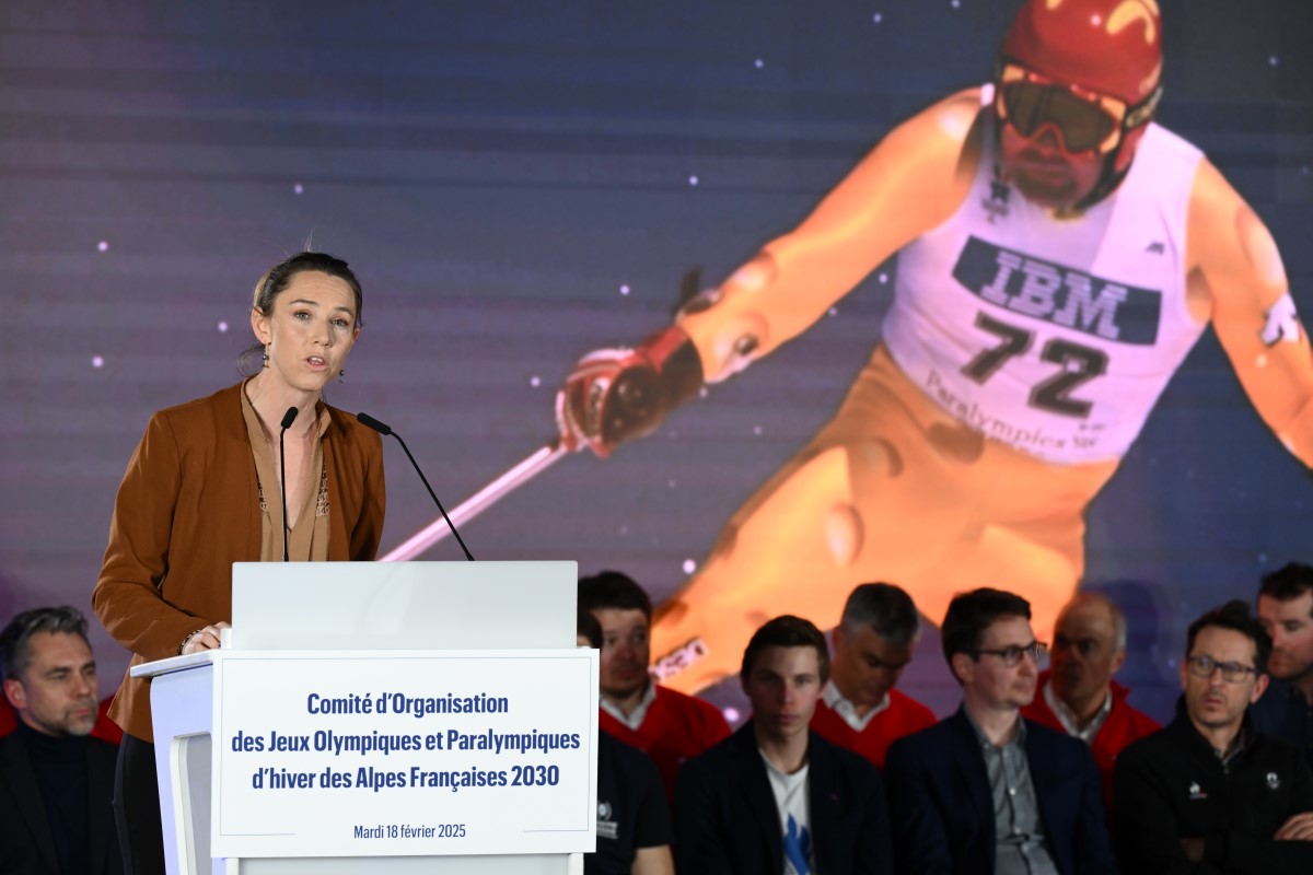 Intervention de Marie-Amélie Le Fur, présidente du Comité Paralympique.©CNOSF/KMSP 