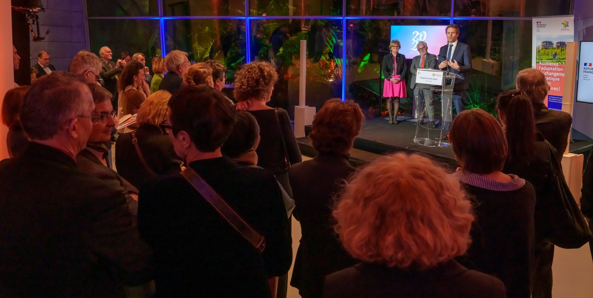 Pendant le discours de Brice Huet. Photo JC Guilloud Cerema.
