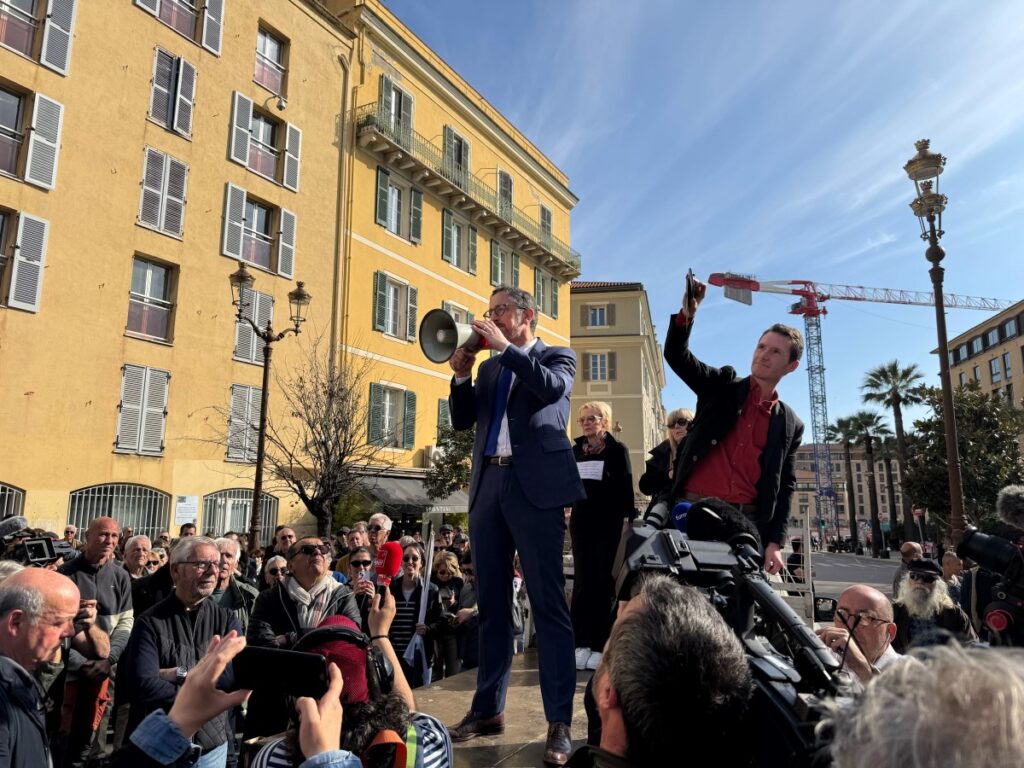Le préfet de Corse a prononcé une allocution très applaudie. Photo Régions Magazine Manon Perelli.
