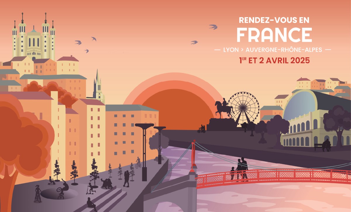 Le salon 𝗥𝗲𝗻𝗱𝗲𝘇-𝘃𝗼𝘂𝘀 𝗲𝗻 𝗙𝗿𝗮𝗻𝗰𝗲 aura lieu les 1er et 2 avril à Lyon ! Cette 18ème édition rassemblera plus de 800 tour-opérateurs venus de 62 pays et 700 exposants français.