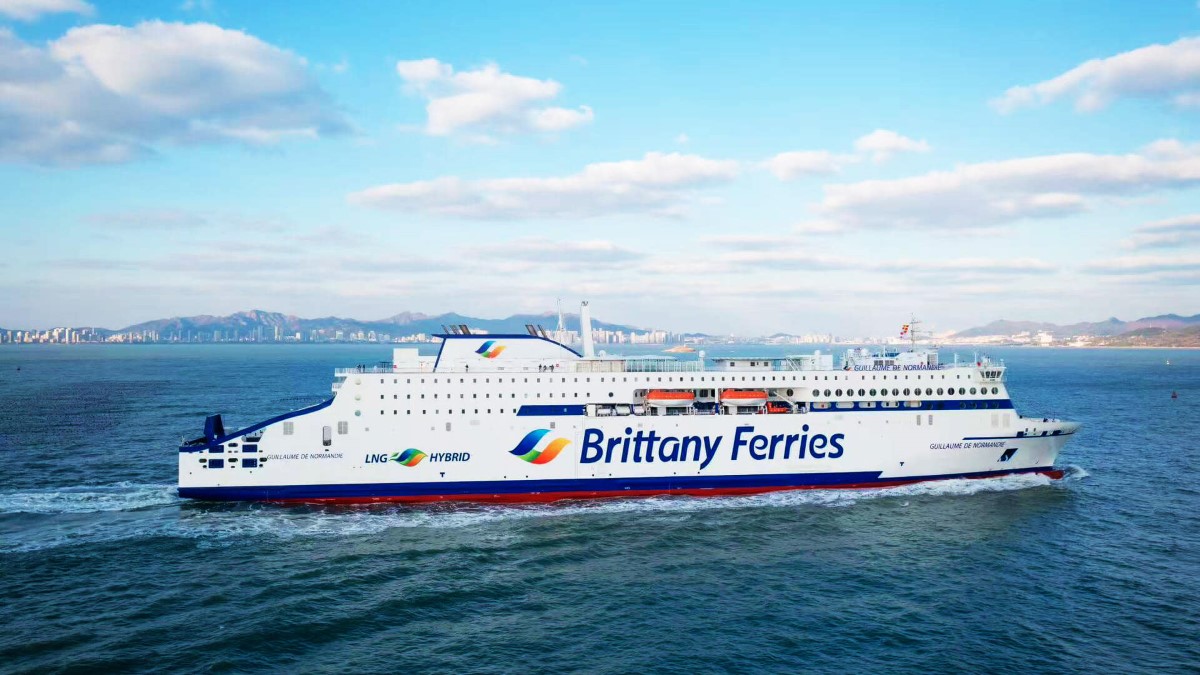 Le nouveau Guillaume de Normandie. Photo Britanny Ferries