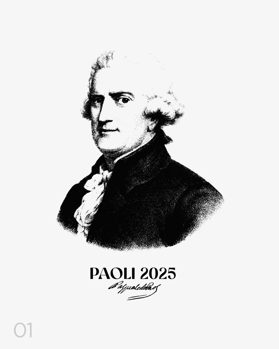 Le logo qui a été choisi par la population pour le Label Pasquale Paoli 2025. Photo DR.