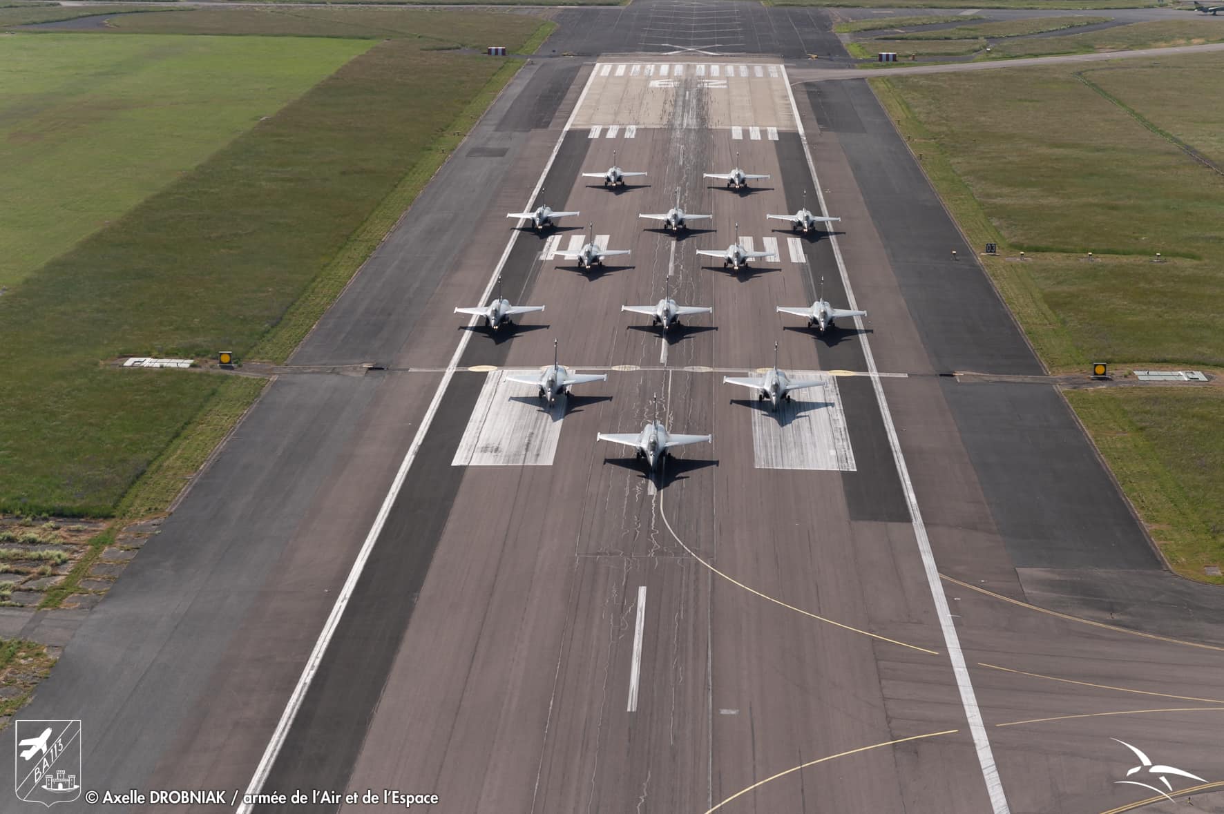 La base aérienne de Saint-Dizier (Haute-Marne). Photo Axelle Drobniak, Armée de l’Air et de l’Espace.