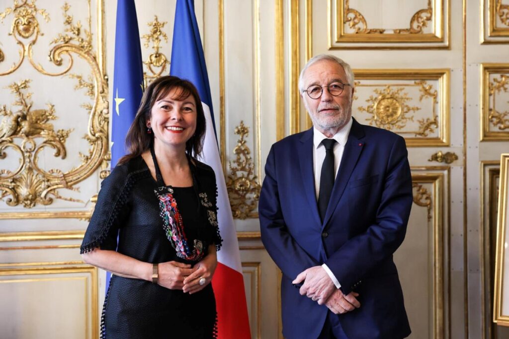 Carole Delga et François Rebsamen, ici lors de leur rencontre du 1er avril dernier ont écrit à la présidence de la Commission européenne. Photo ministère de l'Aménagement du territoire et de la Décentralisation
