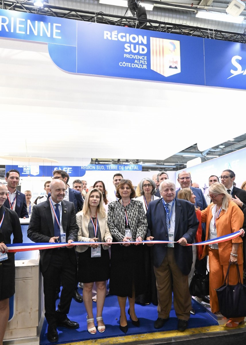 Inauguration du stand de la Région Sud. Photo Cinta Flores Région Sud.