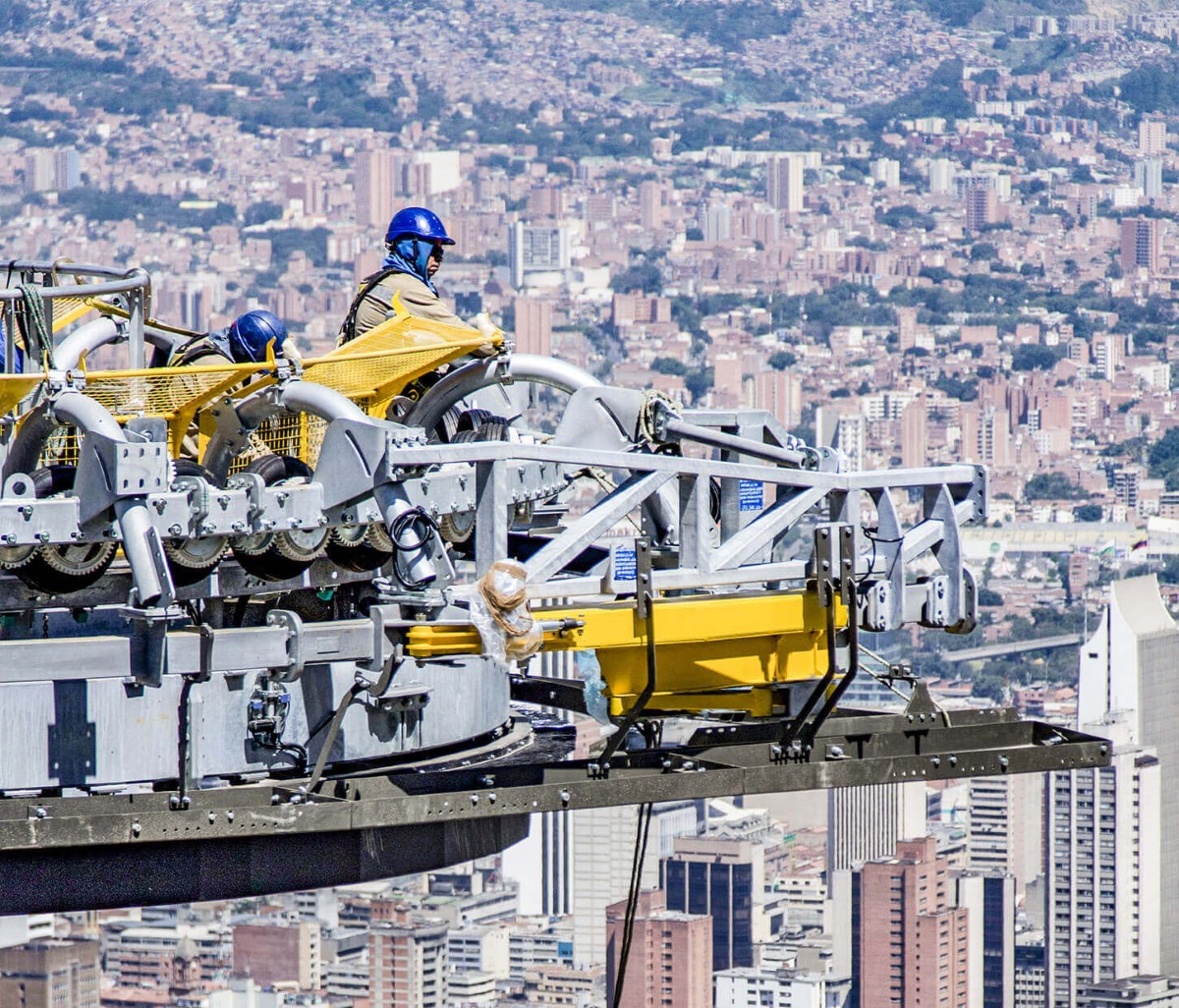  Des chantiers toujours spectaculaires. Photo POMA.