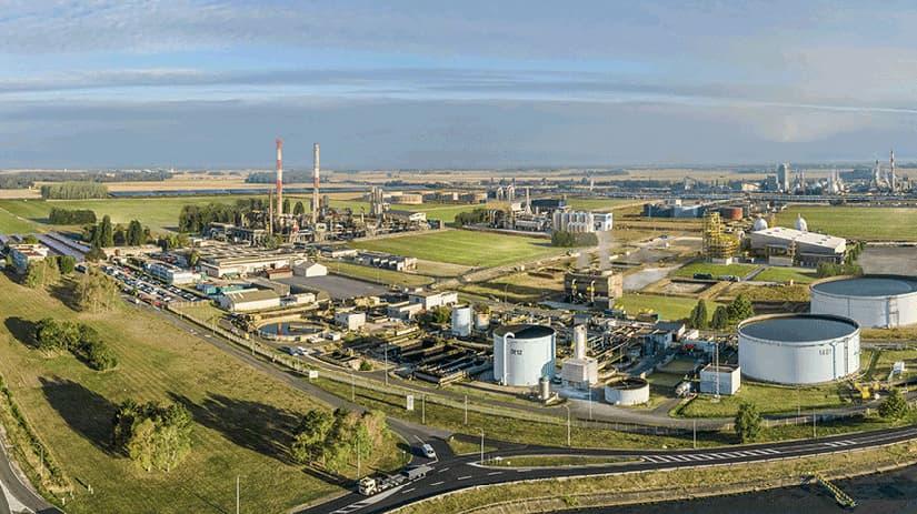 La plateforme zéro pétrole de Grandpuits en Ile-de-France. Photo TotalEnergies