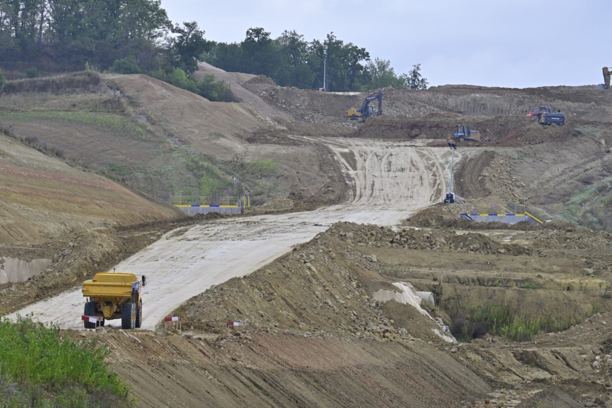 Construction d'une route