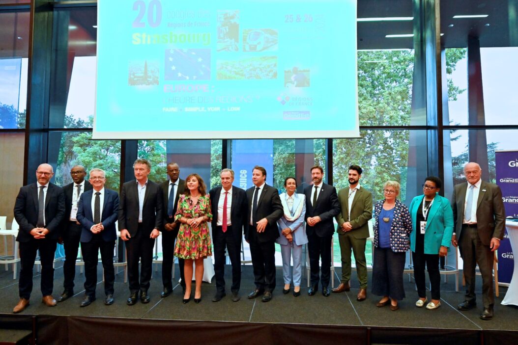 Les présidents de Régions de France lors de leur dernier congrès à Strasbourg. Photo Région Grand Est.