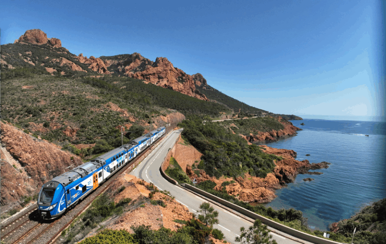 Le train Zou opéré par la compagnie Transdev. Photo Transdev.
