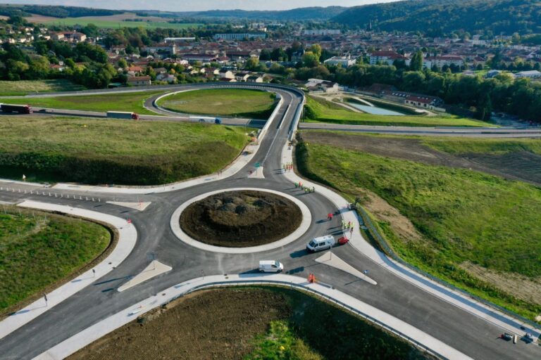 L’échangeur de Ligny-en-Barrois (c) Jean-Luc Stadler Région Grand Est