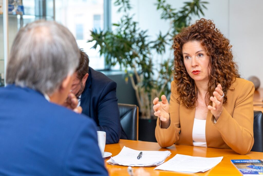 Pour Kata Tütto, « le budget de l’Europe, ce n’est pas la somme des budgets nationaux ». Photo CdR