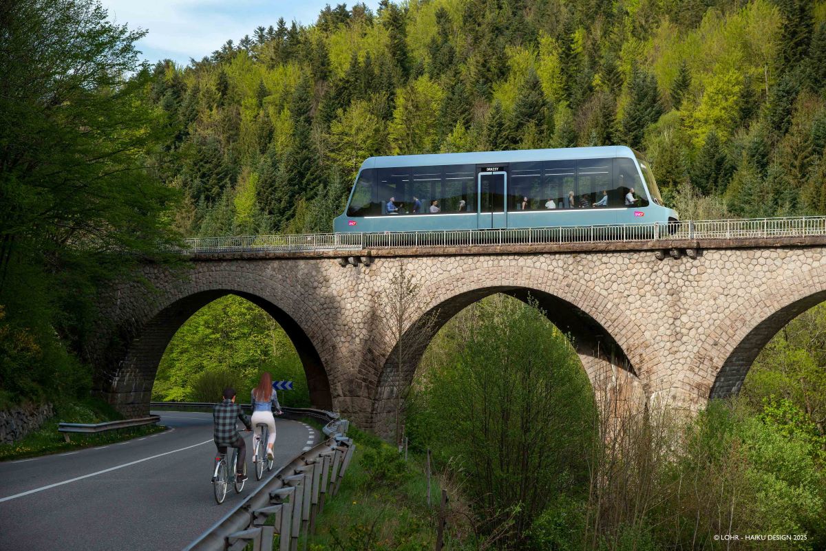 La navette Draisy sera présente aux RNTP. Photo Lohr.