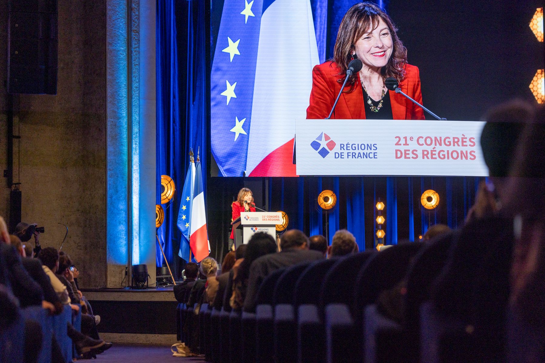 A la tribune, Carole Delga avait retrouvé le sourire.
