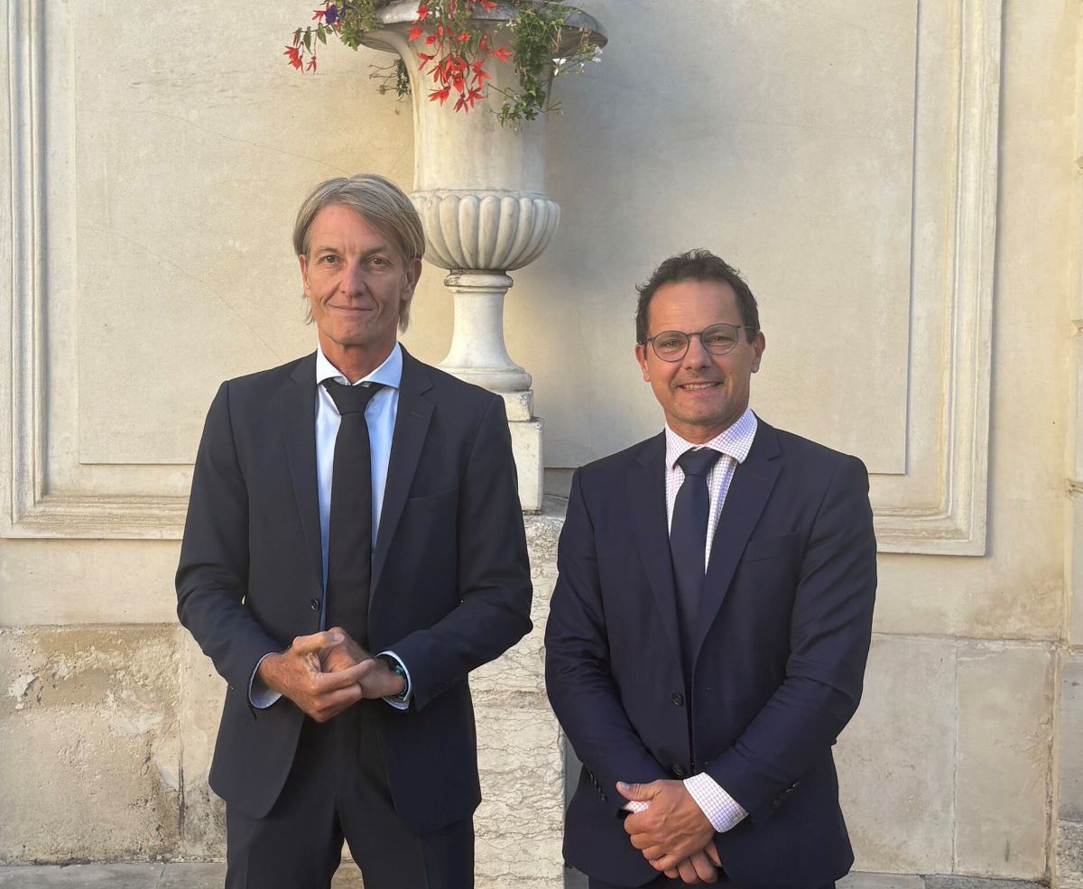 Nicolas Prisse et Jérôme Durain, aux premiers “rendez-vous de Castan”. Photo Région BFC.