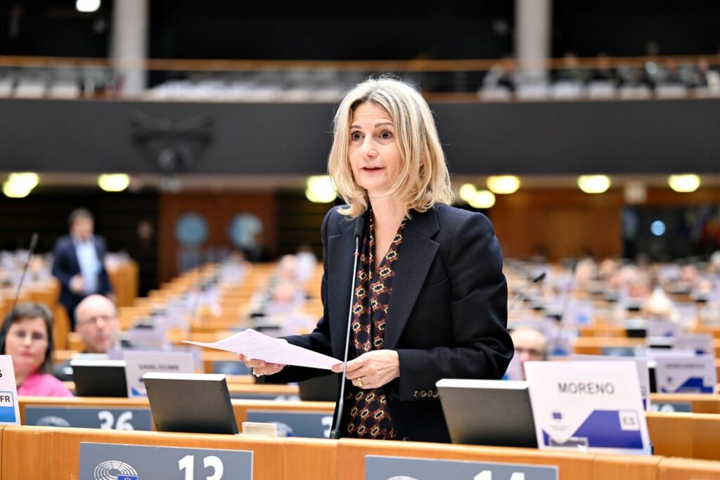 Comme à son habitude, la présidente de l'Assemblée de Corse Marie-Antoinette Maupertuis n’a pas mâché ses mots. Photo UE Emile Windal