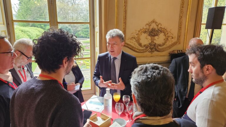 A l’occasion des dix ans des grandes Régions au Sénat, Franck Leroy s’est exprimé vivement contre la proposition de réforme. Photo Région Grand Est.