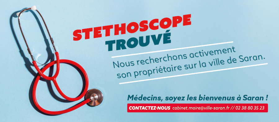 Les collectivités rivalisent d’inventivité pour attirer les médecins. Exemple avec cette campagne lancée par la commune de Saran (Loiret). Document ville de Saran.