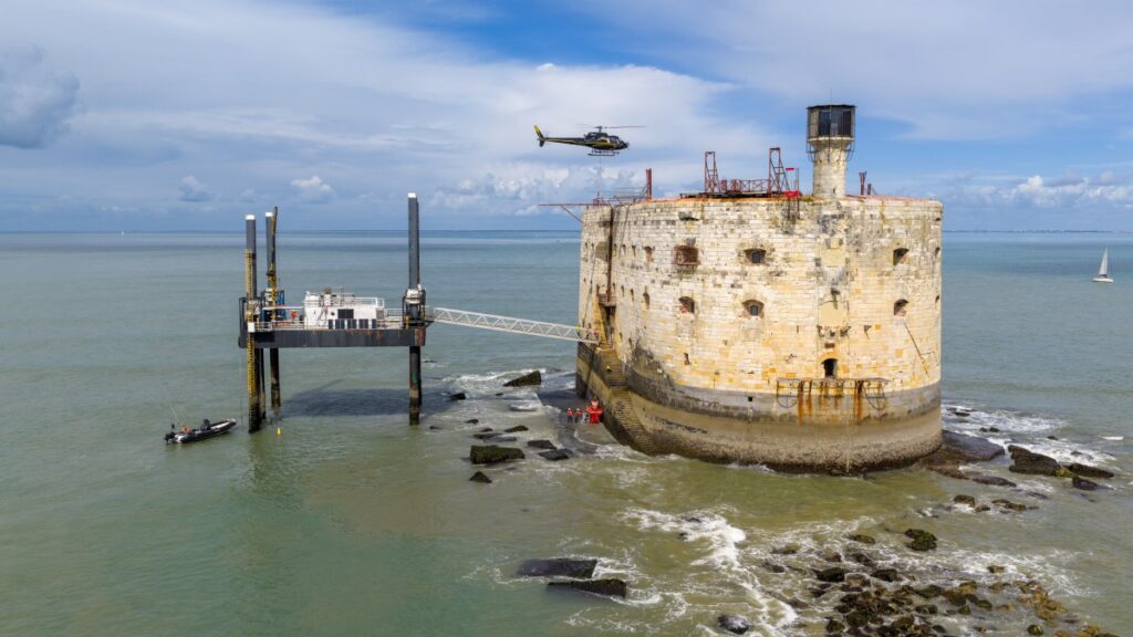 Un site particulièrement emblématique : celui de Fort Boyard ! Photo Imagine Créations - Groupe ETPO - Architecture