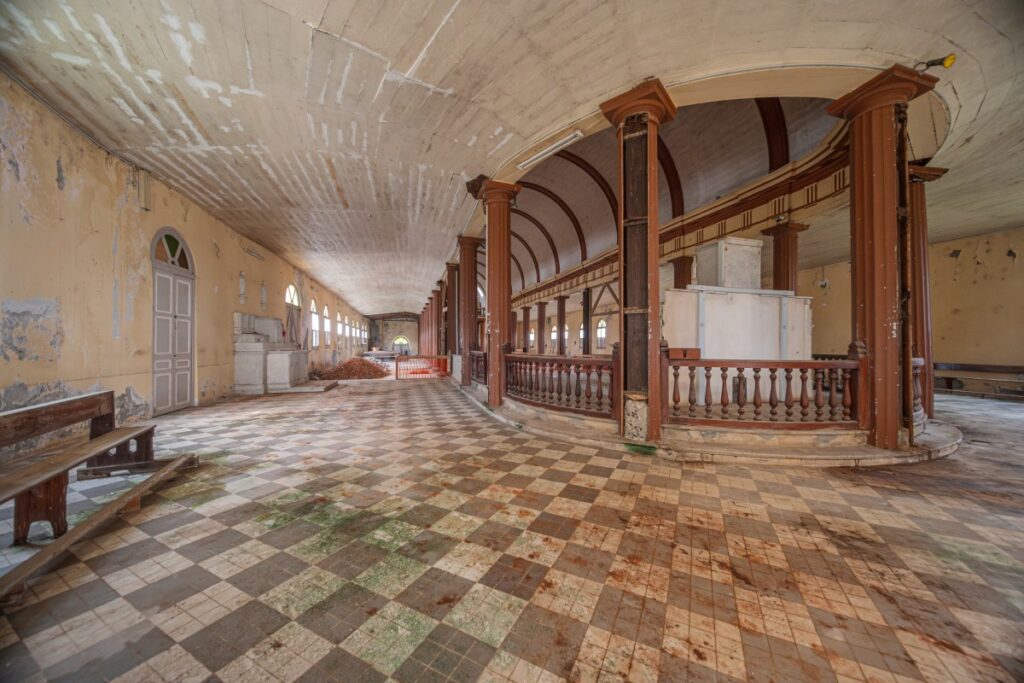 En Martinique, l’église Notre-Dame de la Visitation au Gros-Morne. Fondation du patrimoine - Myphotoagency - Daniel Brieu