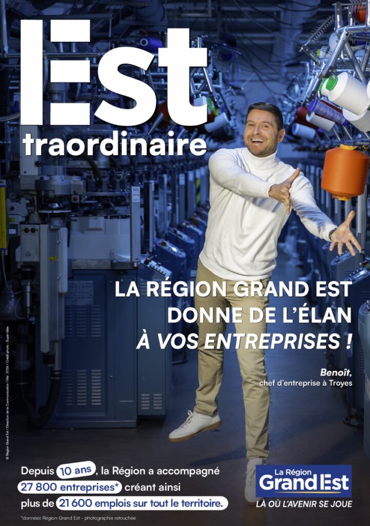 Exemple de la campagne “Estraordinaire”. Document Région Grand Est.
