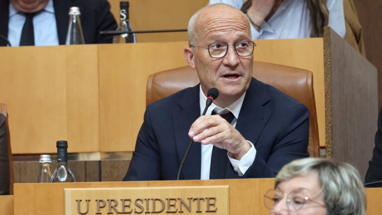 Le nouveau président de la Collectivité de Corse Gilles Giovannangeli. Photos CTC