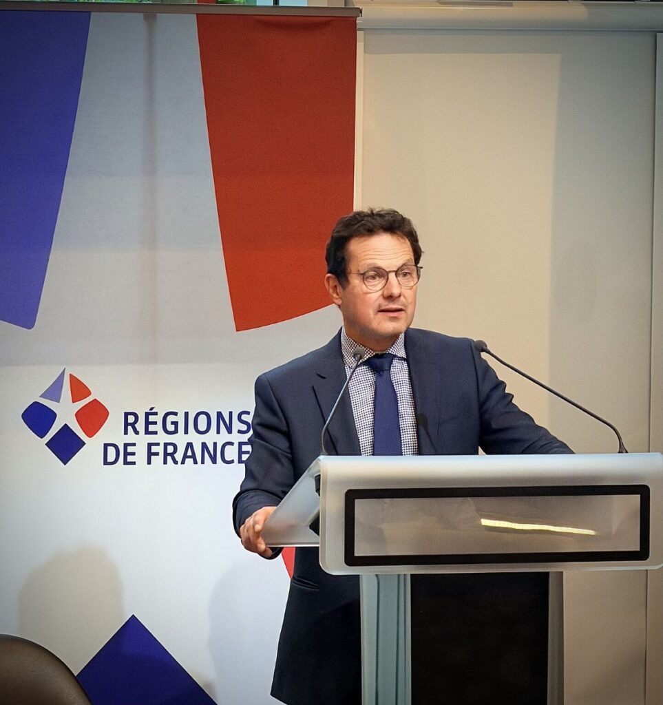 Jérôme Durain a présenté l’étude. Photos Régions de France.