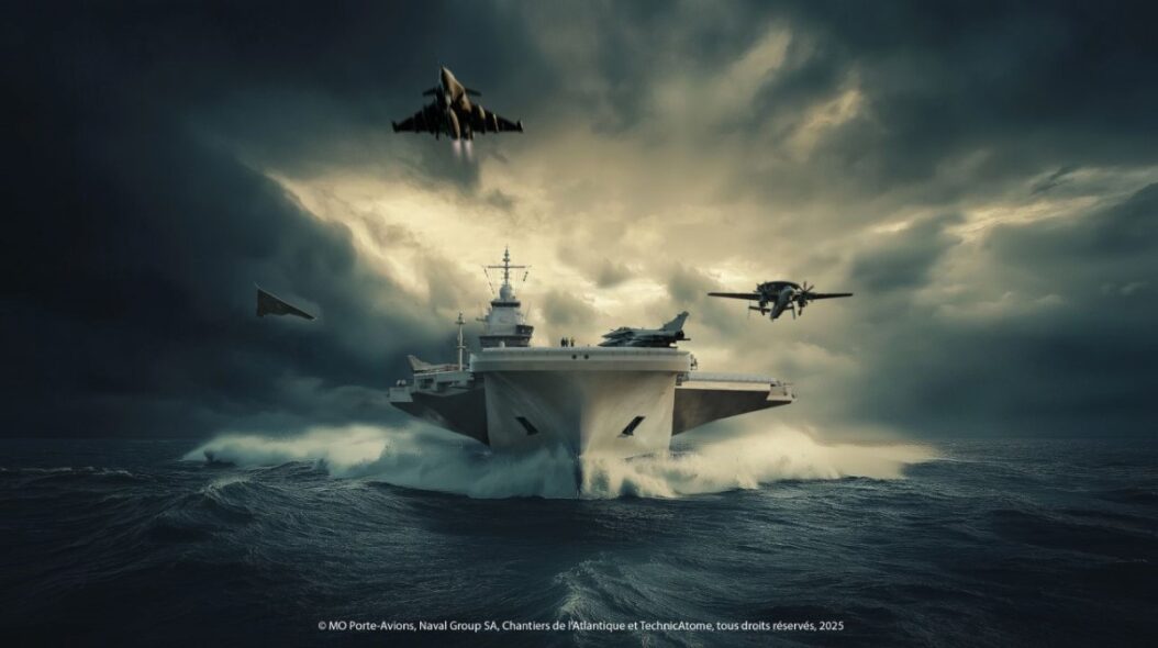 Le futur porte-avions “France Libre” mobilisera de nombreux sites de production. Crédits photos ministère des Armées - DGA