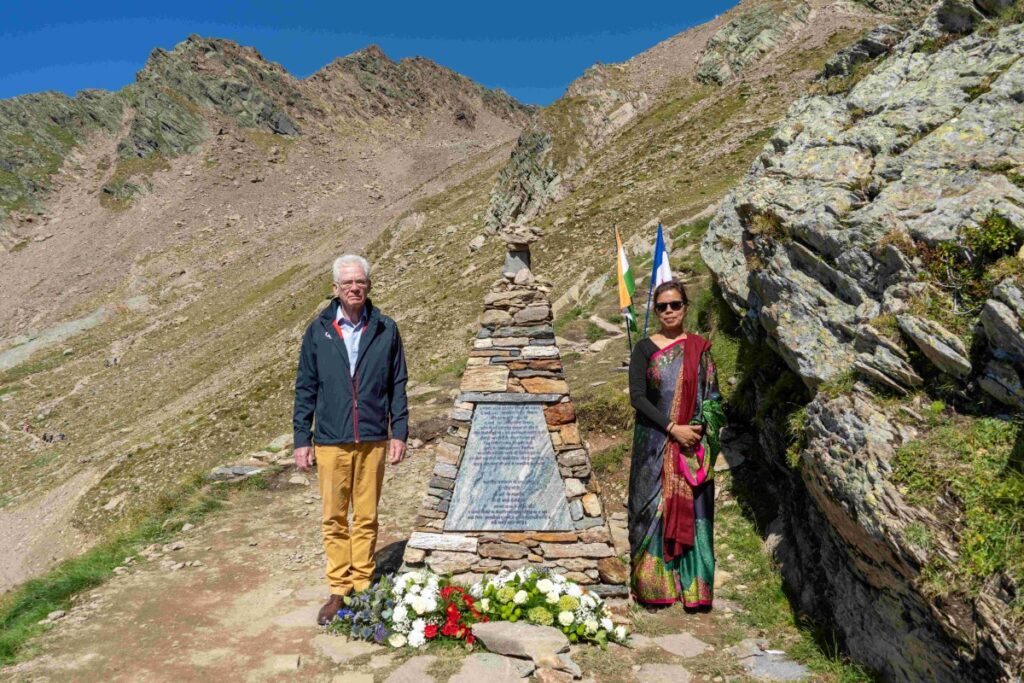 Le monument est érigé à 2.412 mères d’altitude.