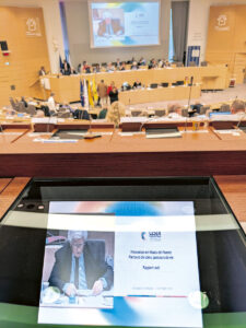 Pendant la présentation du rapport du CESER en Assemblée plénière, dans les Hauts-de-France.