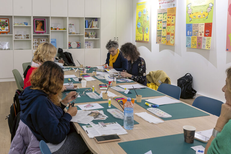 La Maison de la Ligue contre le cancer propose, entre autres, des ateliers d’art-thérapie.