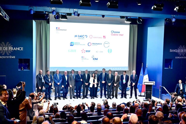 Réuni à la Banque de France à l’initiative de Naïma Moutchou, ministre des Outre-mer, le premier rendez-vous Choose Outre-mer a rassemblé plus de 150 entreprises, dont une dizaine venues de l’étranger. (Photo : Ministère des Outre-Mer)