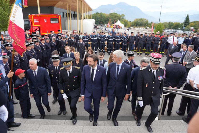 La Région Auvergne-Rhône-Alpes et le Département de la Haute-Savoie ont accueilli, cette fin de semaine, le 132e Congrès national des sapeurs-pompiers de France, ainsi que le premier Mondial Secours et Protection. (Photo : Région Auvergne-Rhône-Alpes)