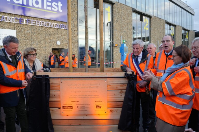 Le nouveau centre de maintenance ferroviaire de Montigny-lès-Metz a été inauguré le 21 octobre. (Photo : Ministère de la Mobilité et des Travaux publics du Luxembourg)