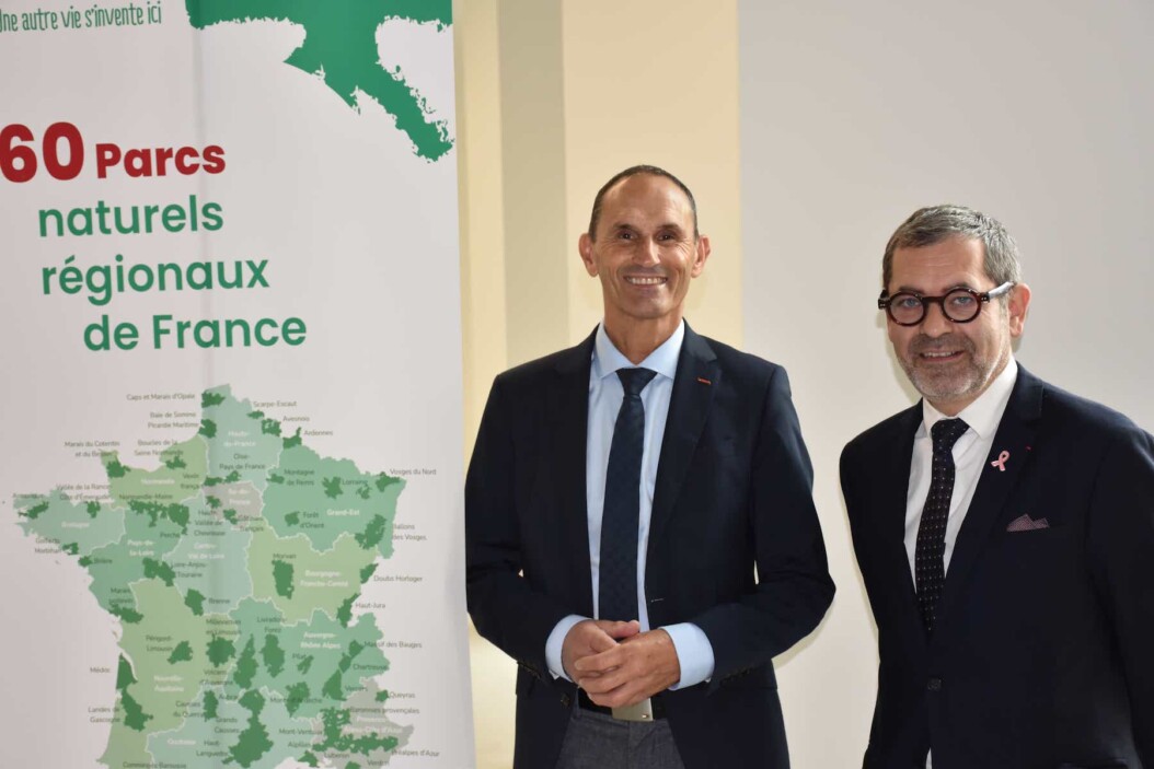 Philippe Gamen et Michael Weber, le nouveau et l’ancien président. (Photo : PNR)