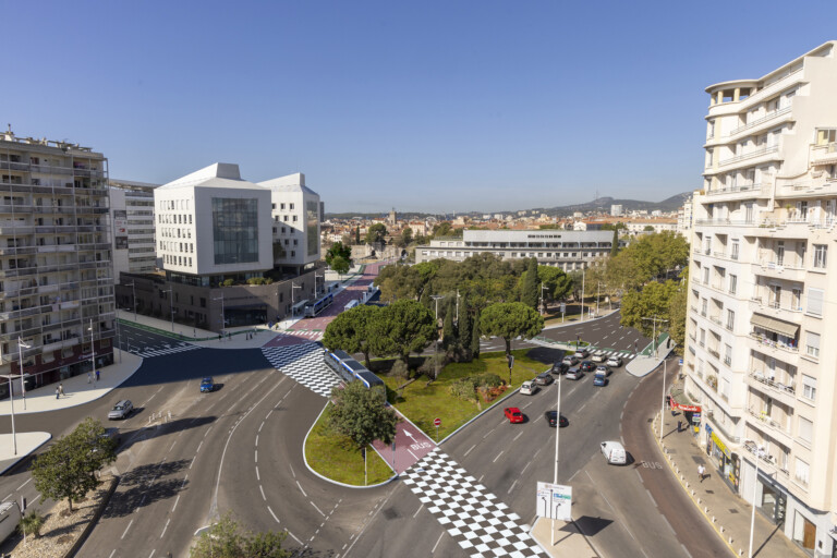 Perspective, vue générale de Bir-Hakeim. (Photo : Egis)